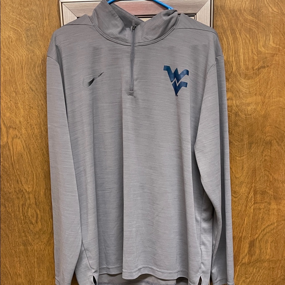 Nike Gray Pullover with Blue Accent